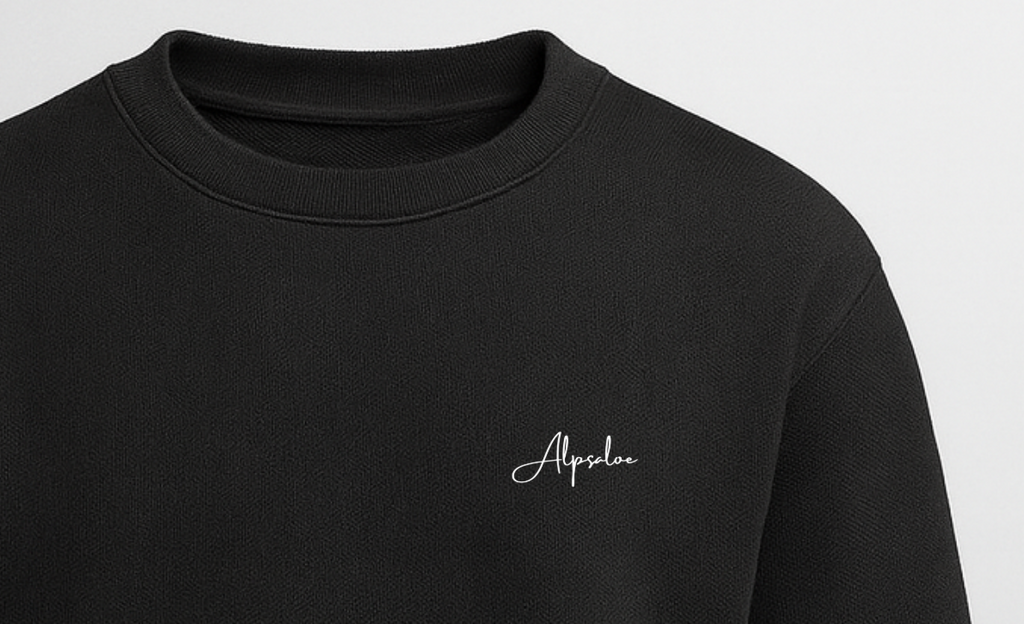 Signature Fine Embroidery Unisex Sweatshirt