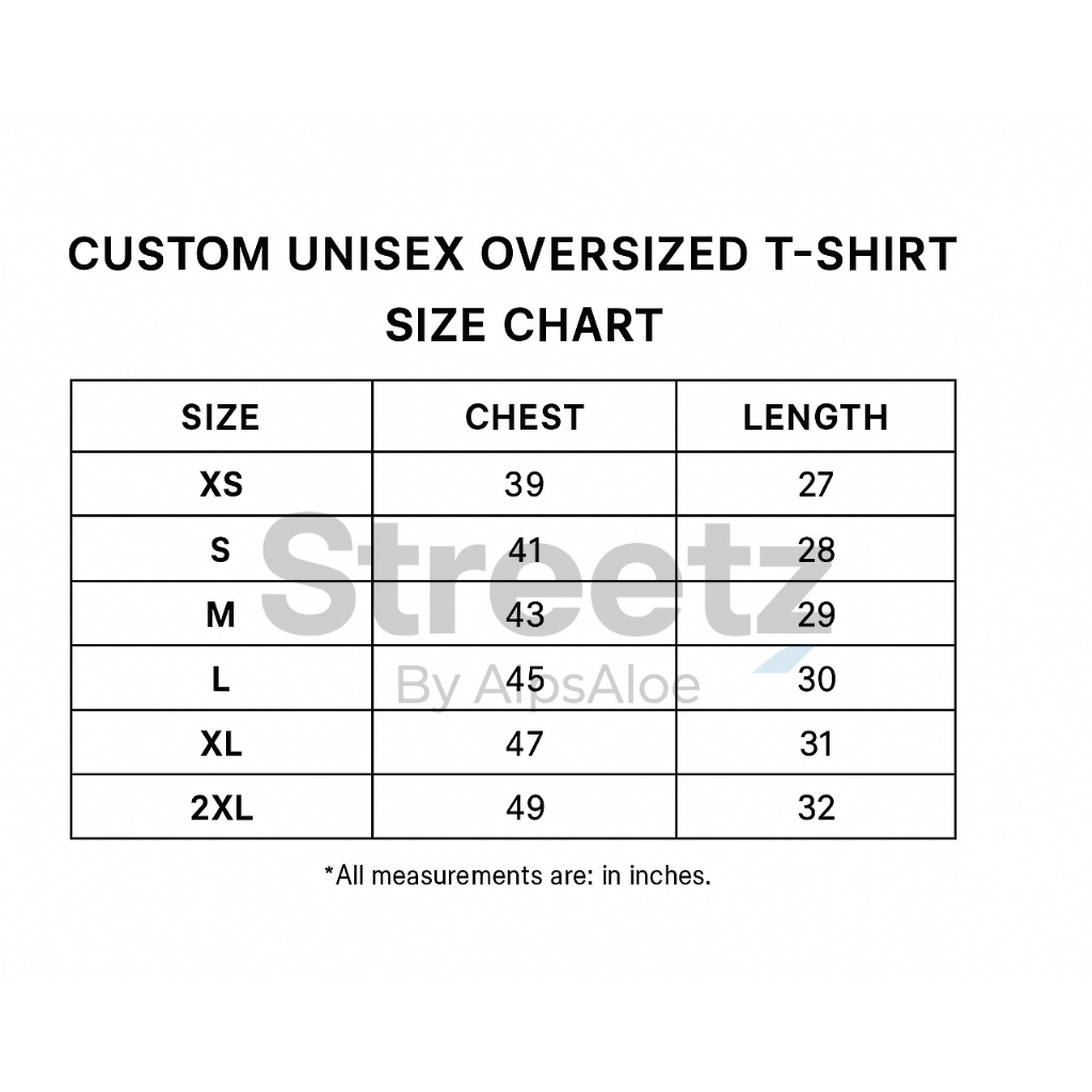 All Over Leaf Oversized T-shirt