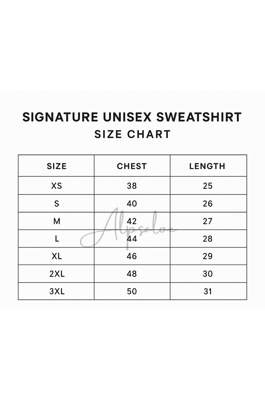 Signature Fine Embroidery Unisex Sweatshirt