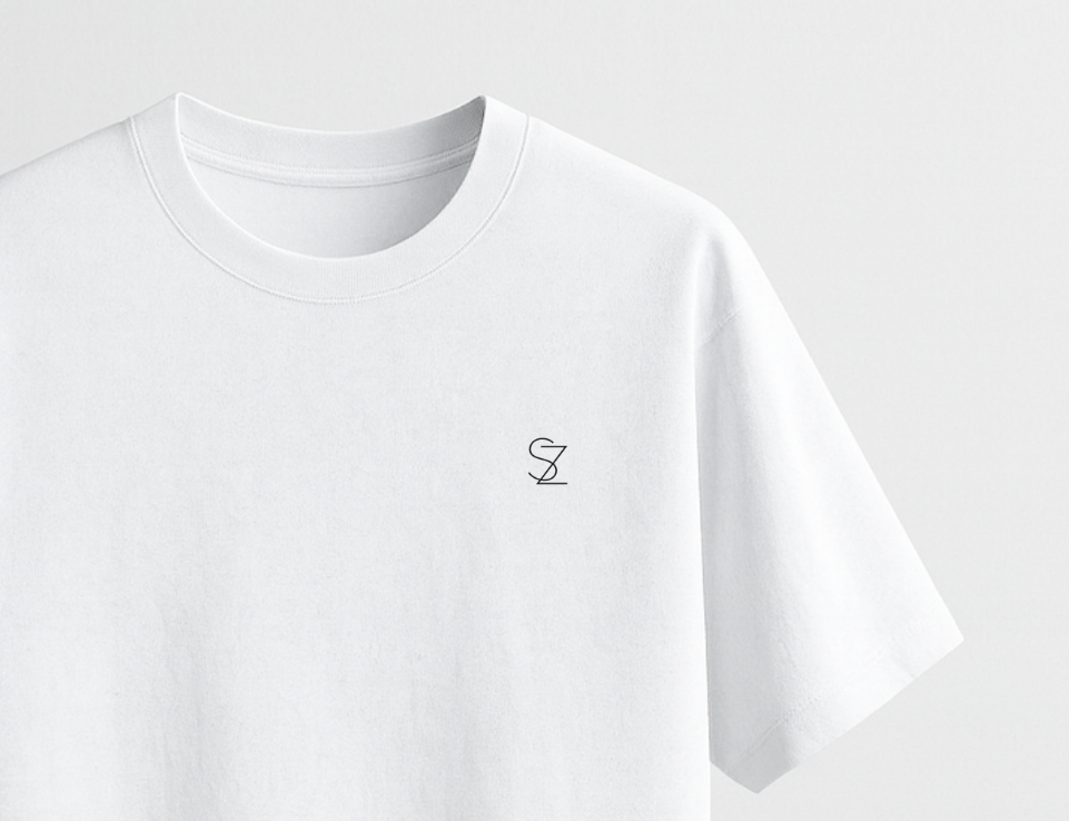 White Solid Casual T-Shirt