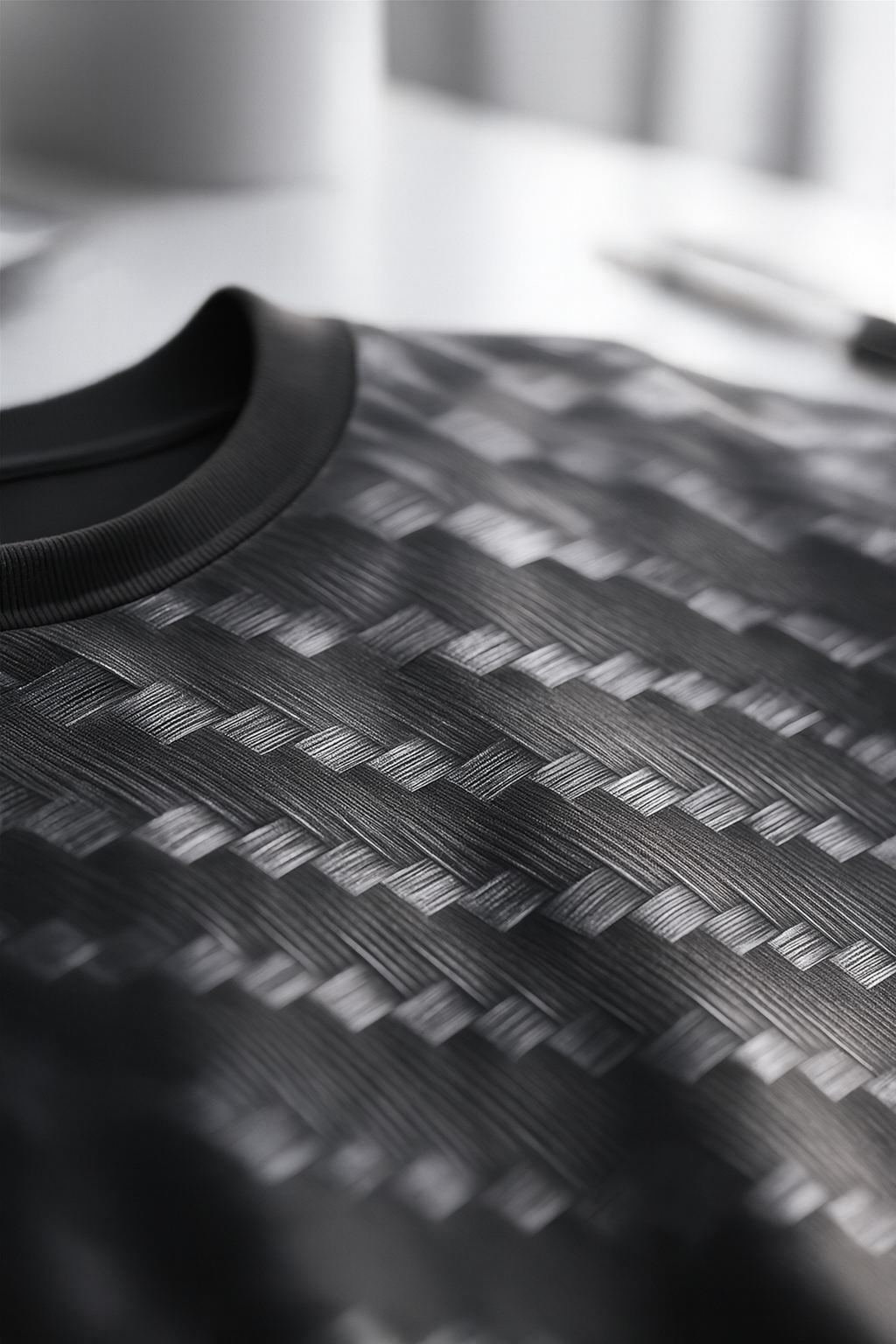 Carbon Fibre Abstract Oversized T-shirt