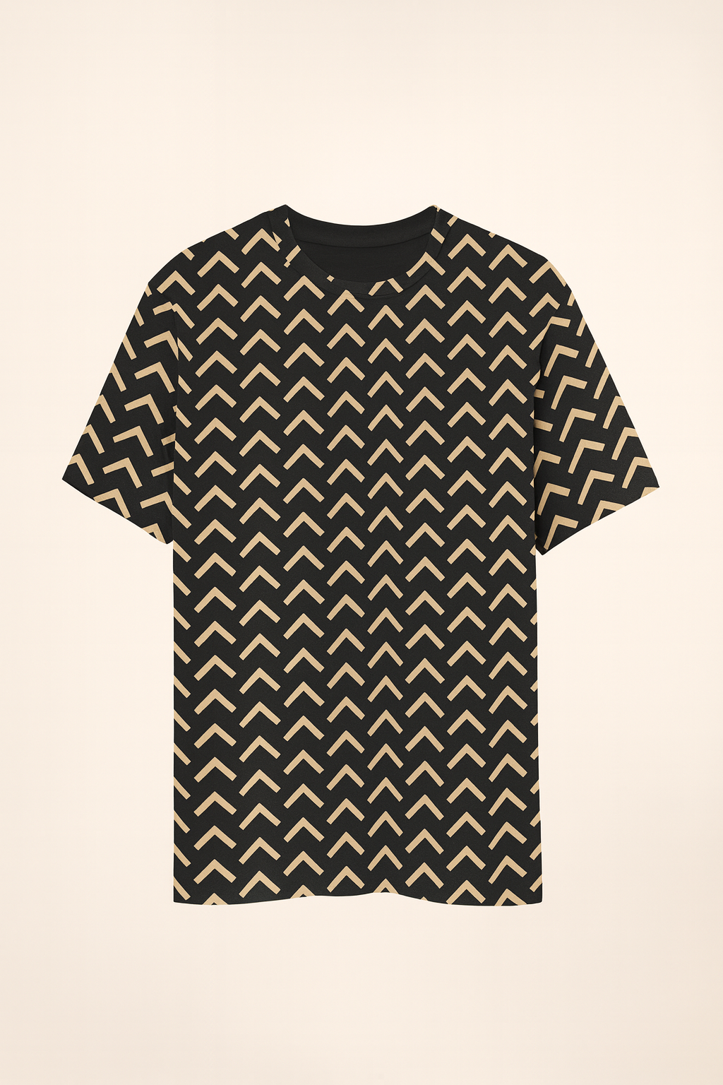 Luxe Chevron Oversized T-shirt