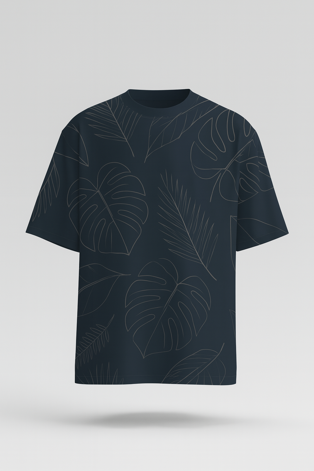 All Over Leaf Oversized T-shirt