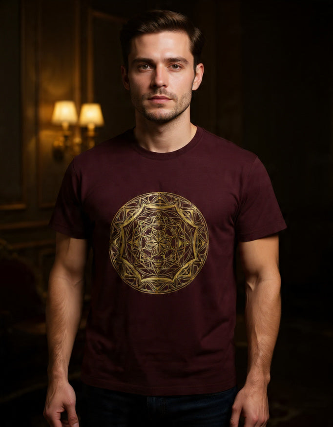 Sacred Geometry Mandala Premium T-Shirt