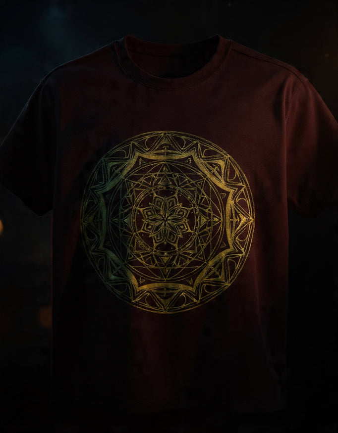 Sacred Geometry Mandala Premium T-Shirt