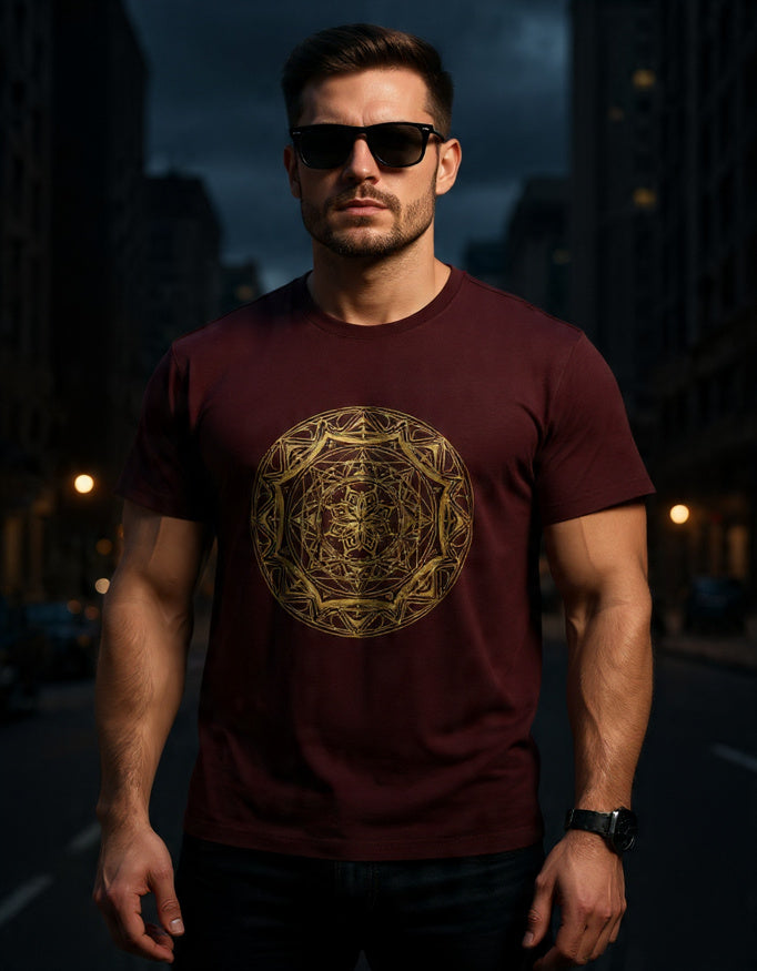 Sacred Geometry Mandala Premium T-Shirt