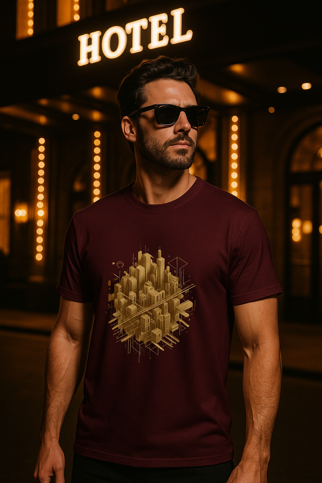 Modern India Architecture Premium T-Shirt