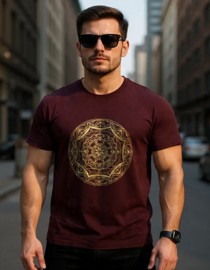 Sacred Geometry Mandala Premium T-Shirt