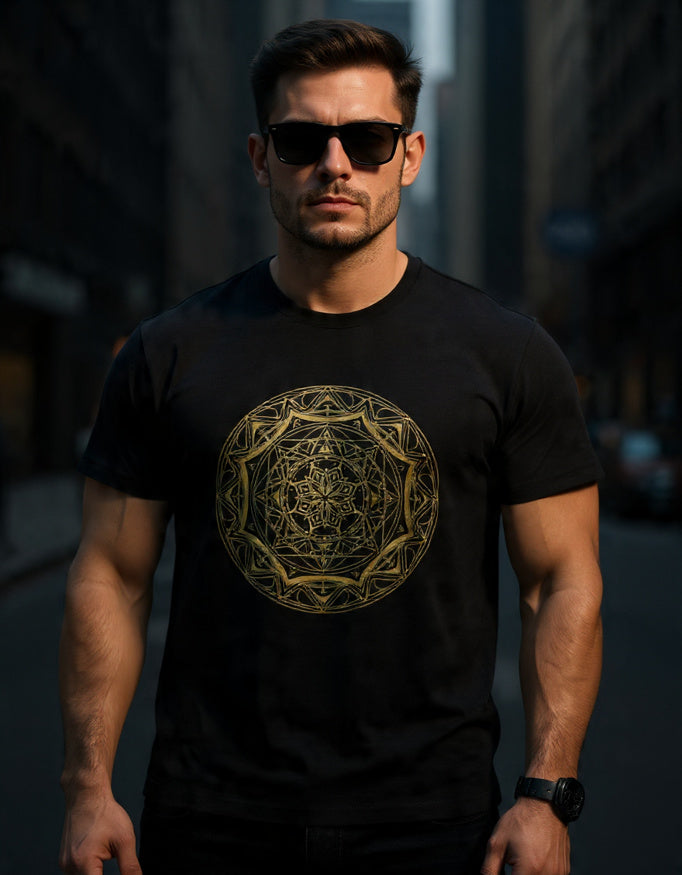 Sacred Geometry Mandala Premium T-Shirt