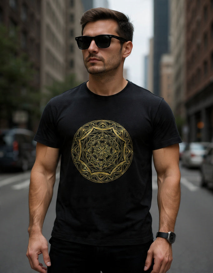 Sacred Geometry Mandala Premium T-Shirt