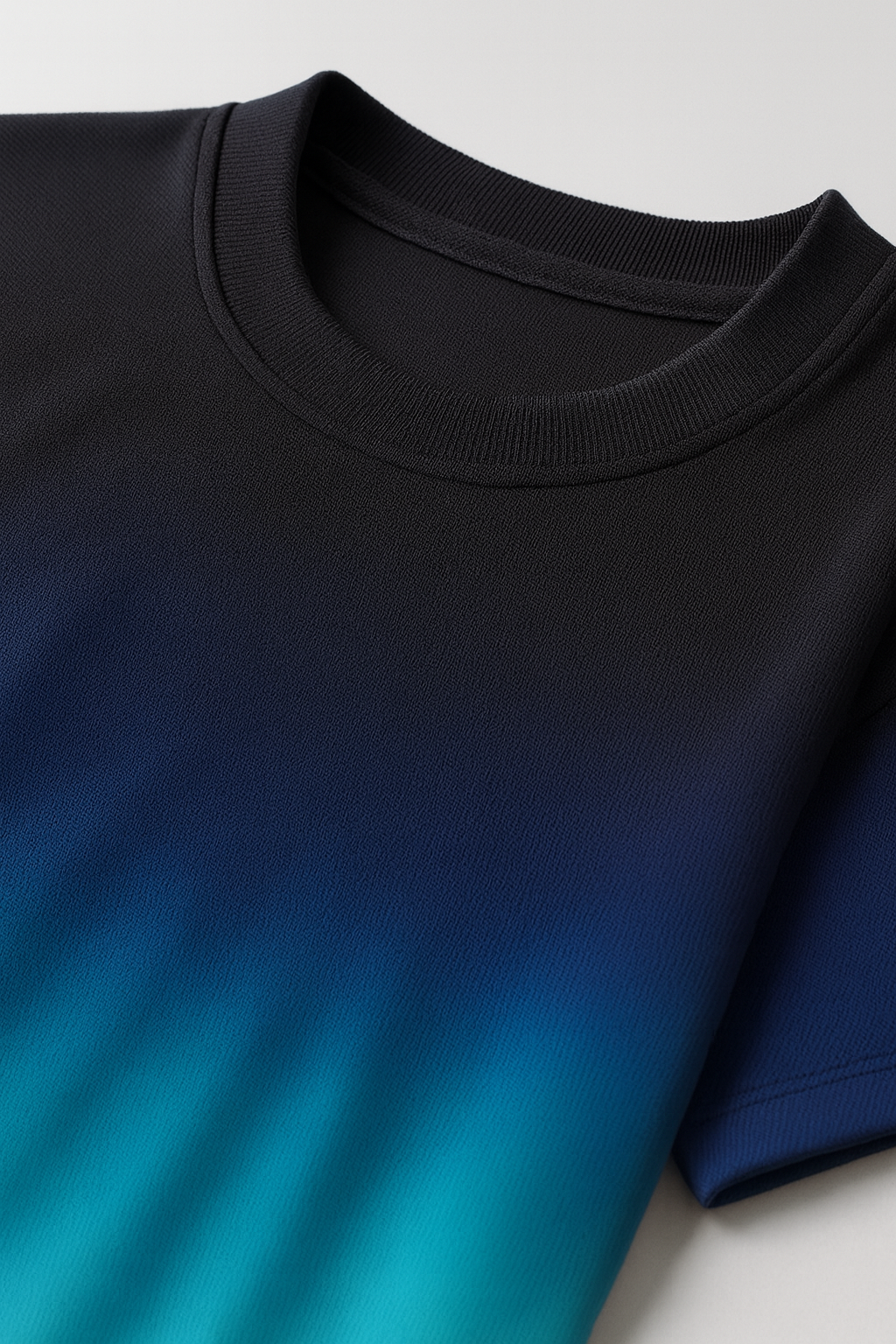 Ombre Blue Gradient Oversized T-shirt