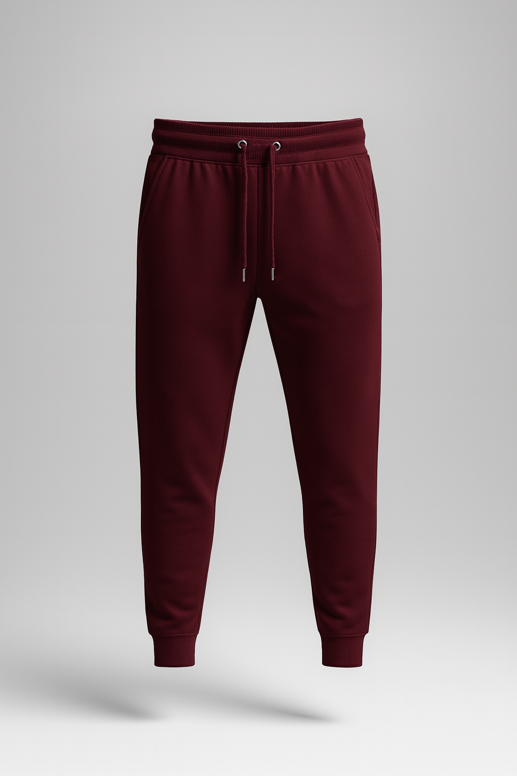 Cozy Fleece Maroon Unisex Joggers